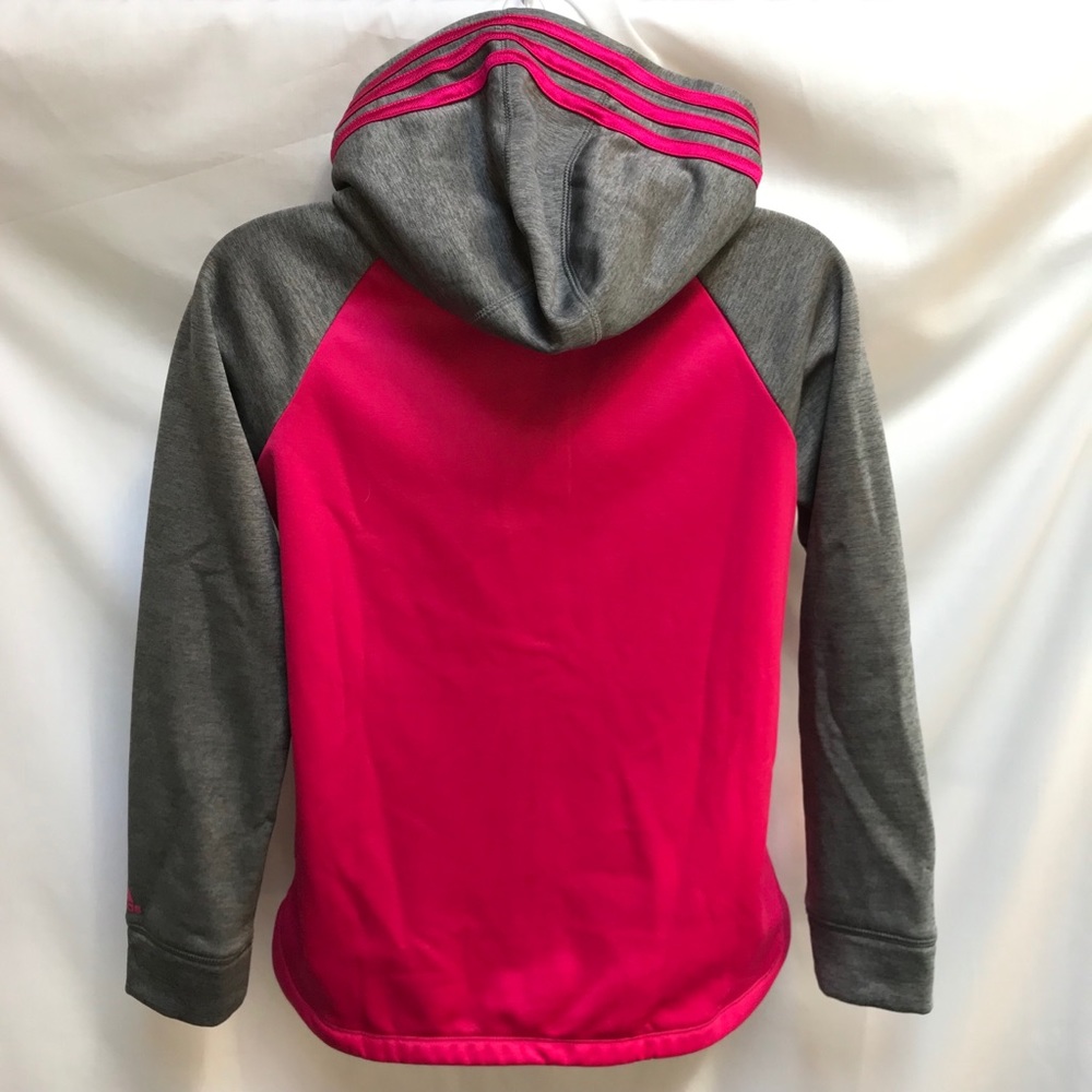 Hot Pink Adidas Zip Up Jacket - Picture 3 of 10